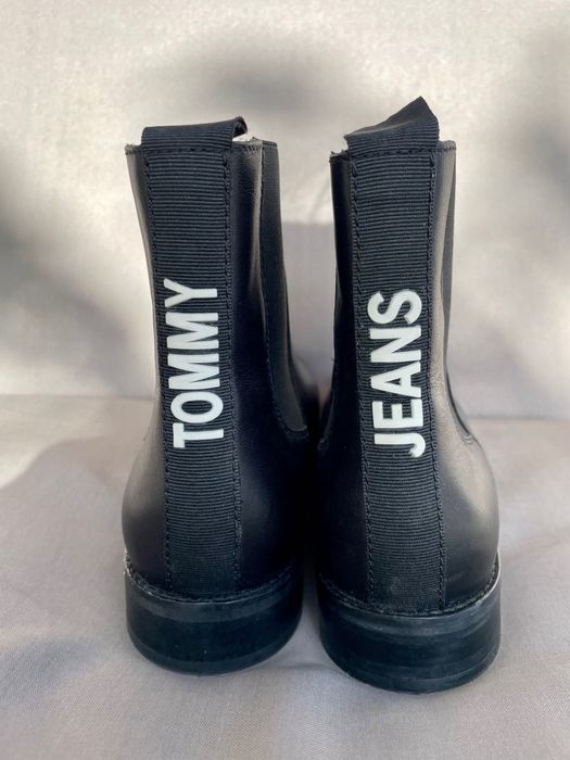 Черни боти Tommy jeans