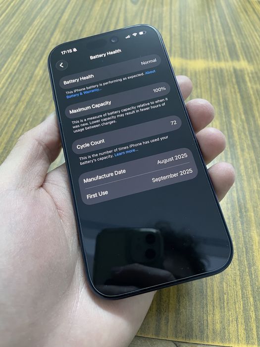 iPhone 17 Pro Deep Blue 256GB Ca Nou 2 ani garantie