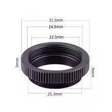 Inel adaptor montură C-CS. Adaptor obiectiv C-CS. Înălțime 10mm - 2buc