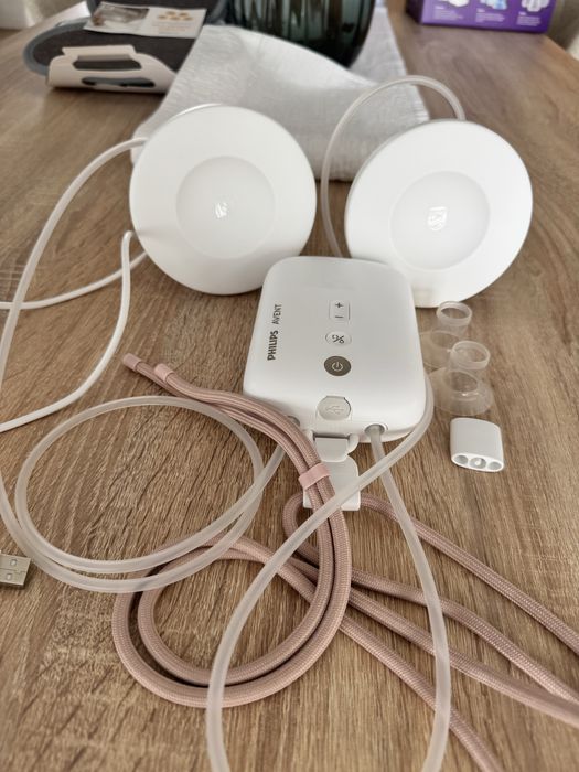 Pompa de sân electrică dublă Philips Avent Hands-Free SCF532/11 + Garanție 2028