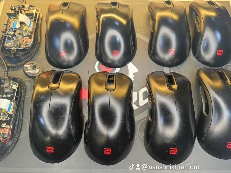 Ремонт мышек HyperX, Zowie, Logitech, Razer