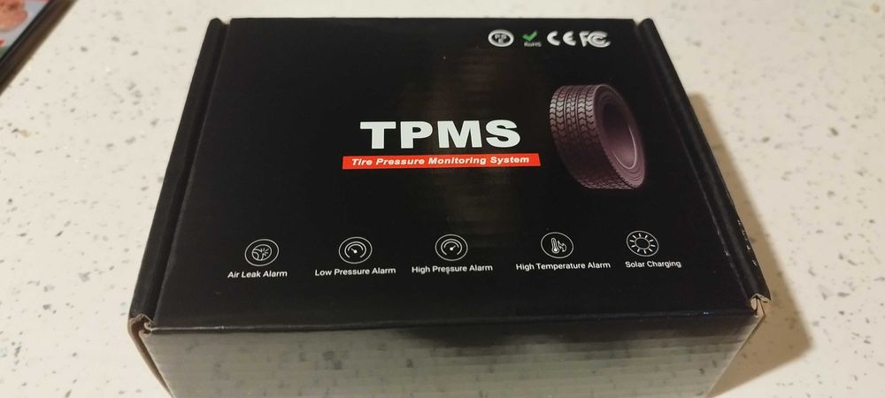 TPMS система за мониторинг на налягането и температурата на гумите