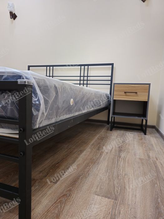 Двуспальная и односпальная кровать АНГЕЛ, в стиле Лофт