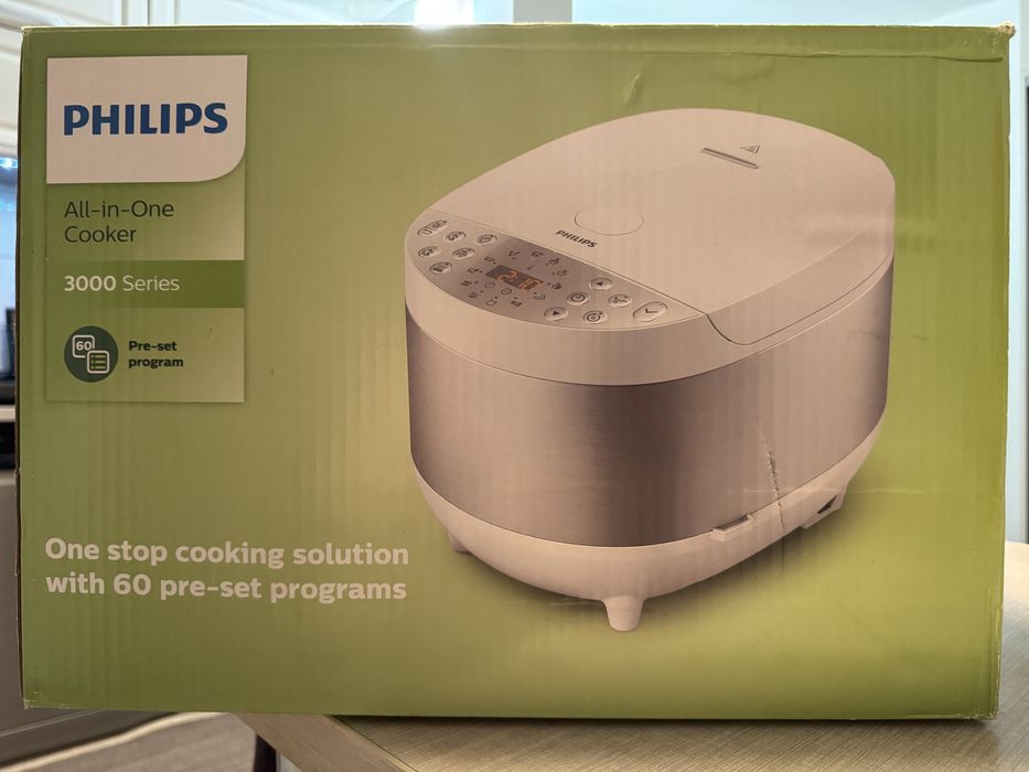 Multicooker Philips All-in-One 3000 Series – ca nou, folosit de 2 ori