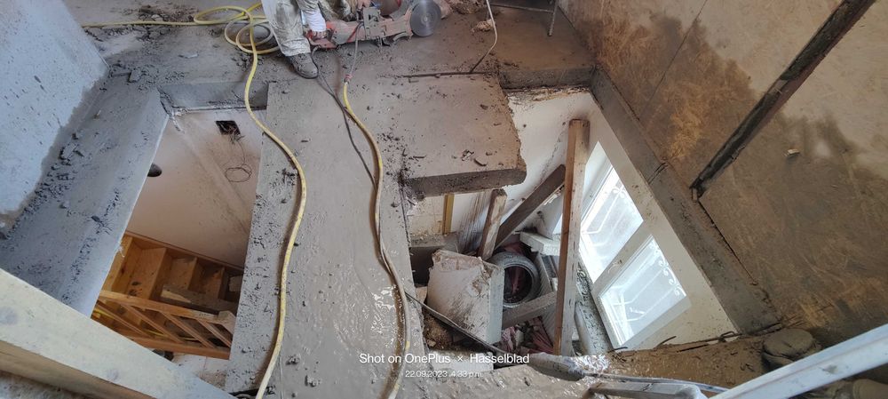 Carotare si taiere beton armat, taiere cu disc diamantat, demolari