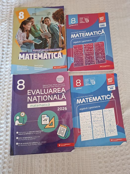 4 carti matematica pt EN cl a VIIIa
