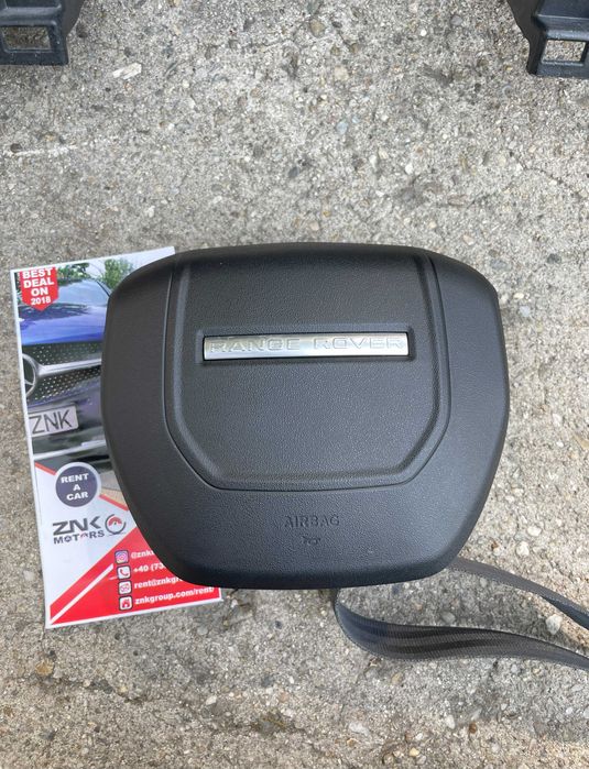 Evoque - plansa de bord - kit airbag volan pasager genunchi - centuri