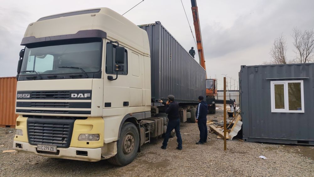 Контейнер Уйлар Офис Ёток Хона Санузел раздельный Охрана бутка