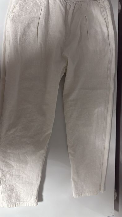 Белые брюки комфортние