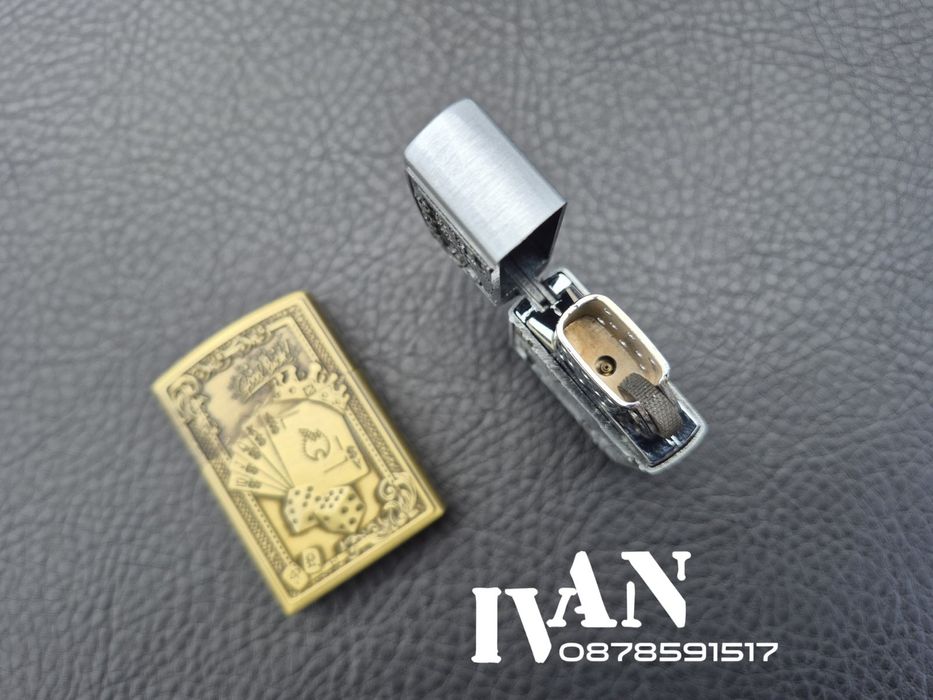 Газови метални релефни запалки CASINO