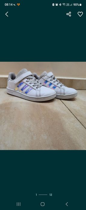 Детски кожени маратонки 29 Адидас  / Adidas