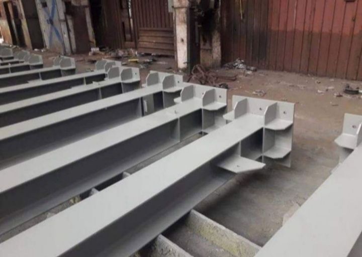 Vand hală metalică structură metalică 10/20/4  fără avans cu montaj