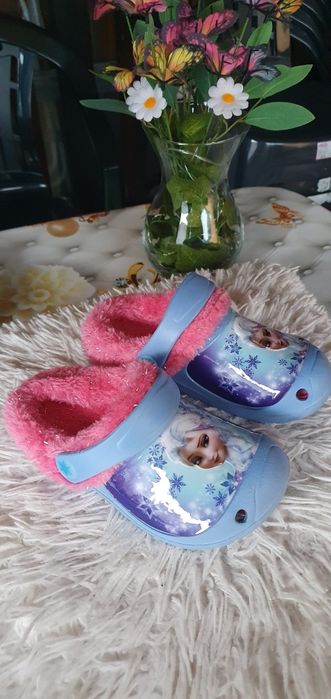 Papuci imblaniti de fetite Frozen 28