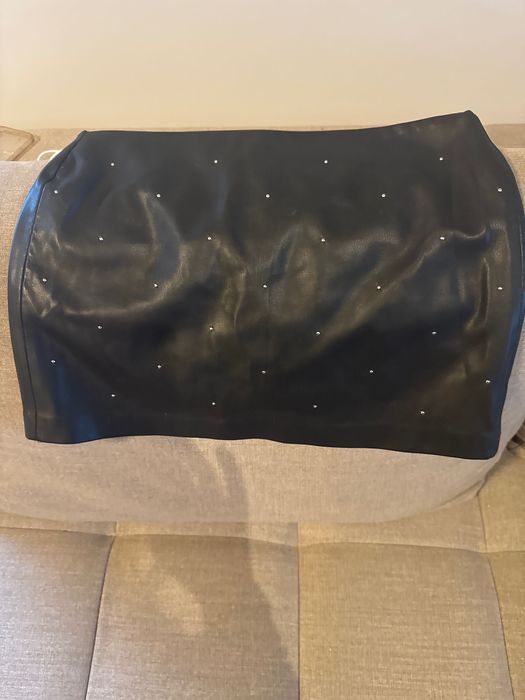 Кожена пола Mango