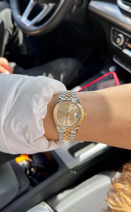 Ceas Rolex Automatic Lady Silver-Gold President Datejust 31MM