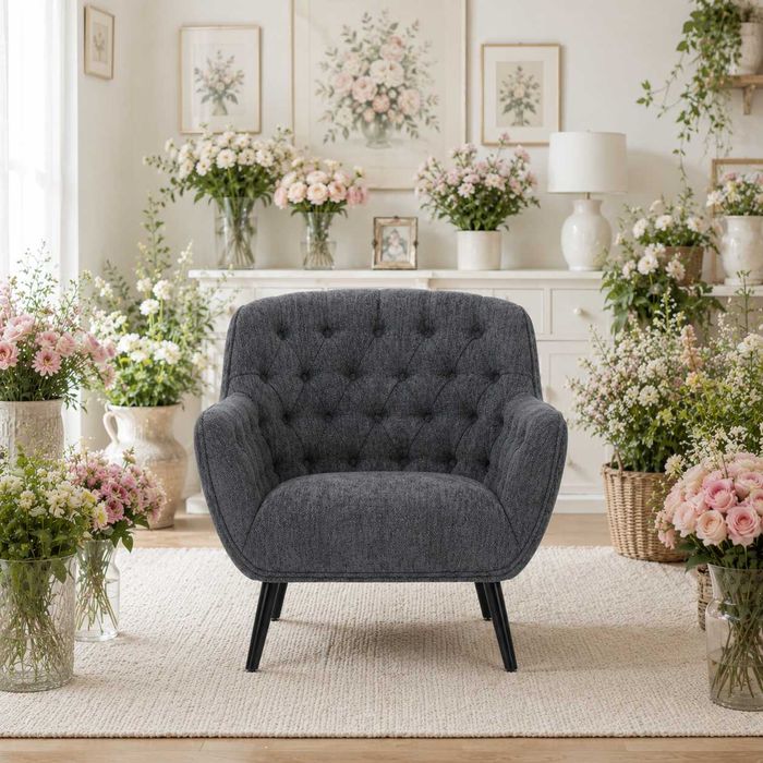 Кресло, фотьойл- сив, нов, мостра - 3551032