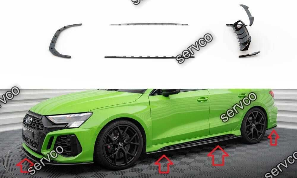 Pachet Set Body kit tuning Carbon Audi RS3 8Y Sedan 2020- MaxtonDesign