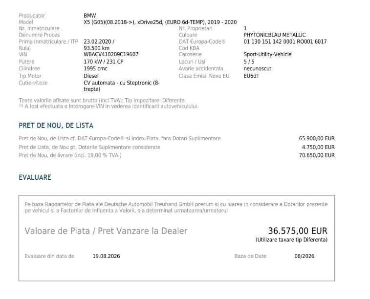 BMW X5 DOAR 89000  km/Asiguram  Leasing -Avans 20% pe 4 ani rata  603 €.GARANTIE  1 an