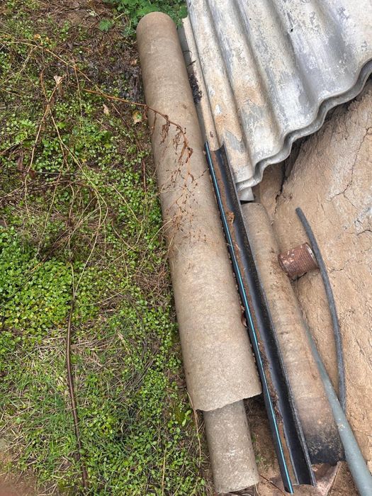 Азбестовые трубы.