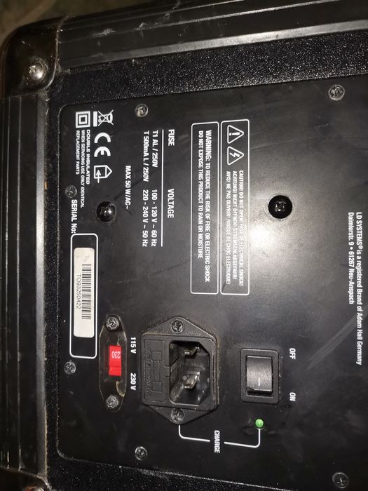 Boxă portabilă LD SYSTEMS 100w bluetooth  stik card radio microfon aux