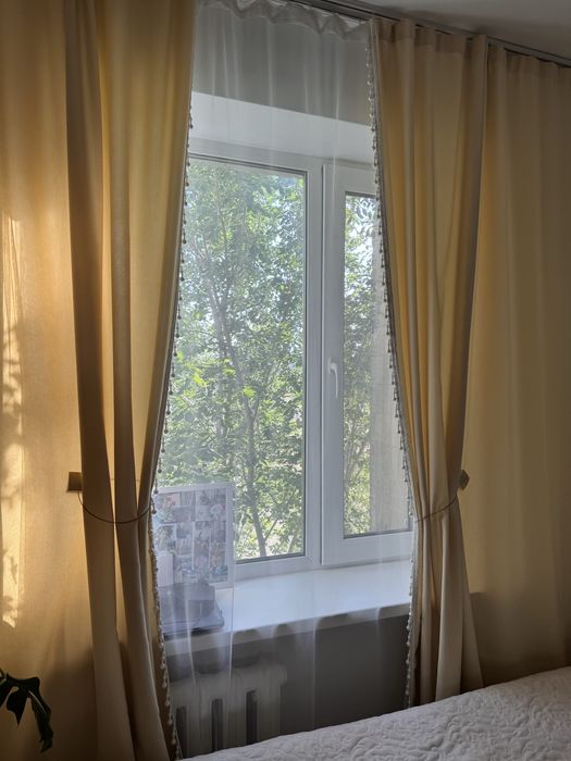 Продам комплект штор с тюлью