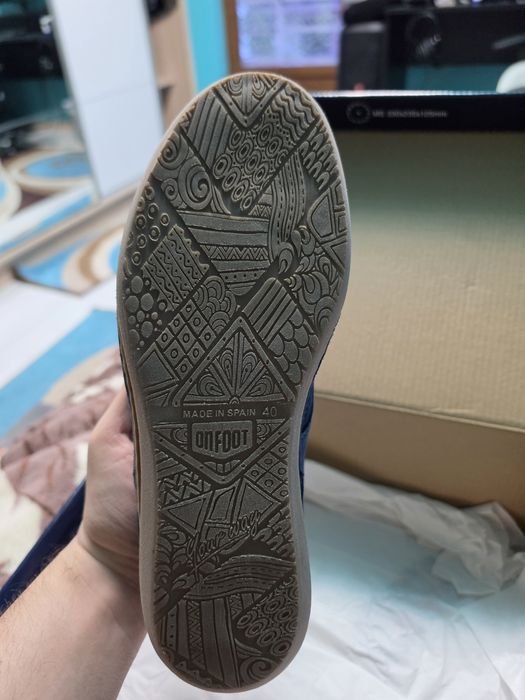 Pantofi bărbați piele întoarsă albastru