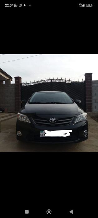 Тауота каролла 2012