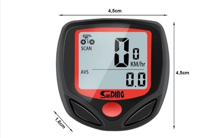 Kilometraj bike computer vitezometru bicicleta impermeabil 14 functii