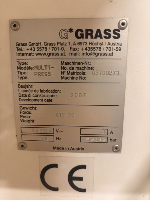 Пробивна машина Grass multi press