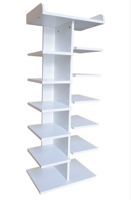 Обувница 52x30x120 см, белая