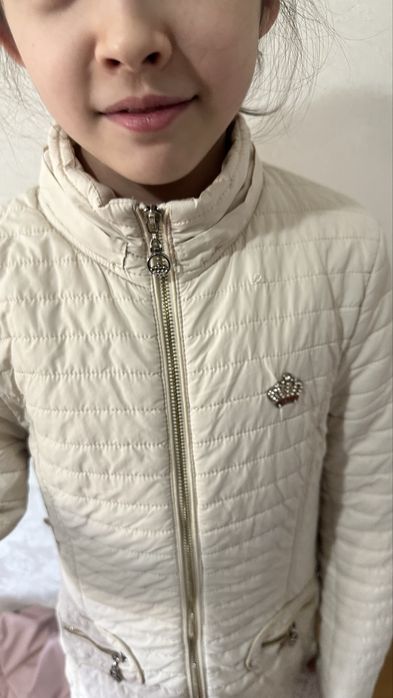 куртка длинная , женская , детская 7-10 лет , без изьянов