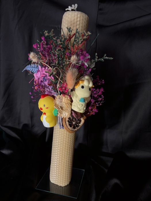 Lumanari botez handmade