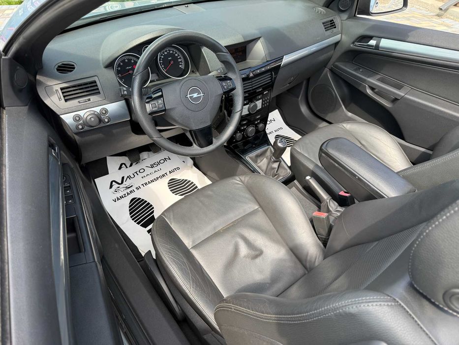 *RATE*Opel Astra H Coupe Cabrio 1.8Benzina 140CP 05/2007 Full piele Km reali 144.432 Import Germania!