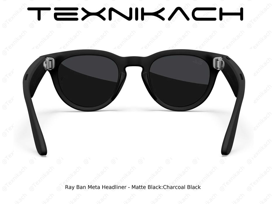 Новый • Ray Ban Meta Headliner Matte Black Charcoal Black • Доставка