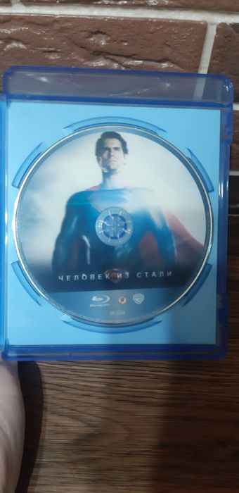 "Человек из стали" диск. BLU-RAY DISC