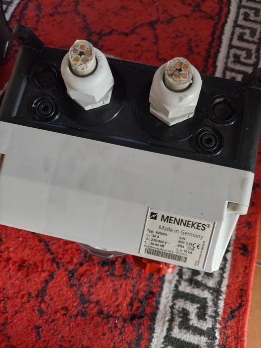 Tablou electric Mennekes industrial cu sigurante și prize incluse