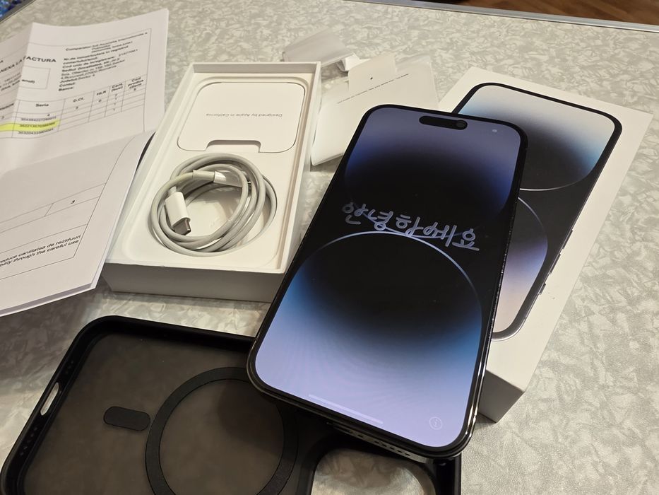 Iphone 14 Pro 256 Gb in stare foarte buna-bonus husa si folie  privacy