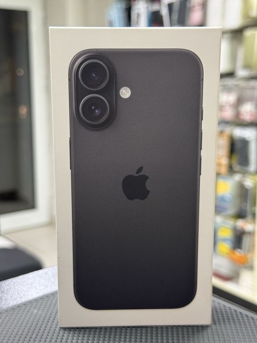 Apple iPhone 16,Black,256GB *ЧистоНов*2г Гаранция*