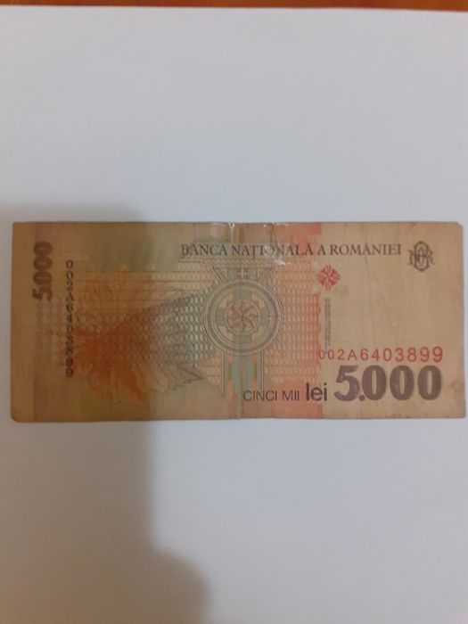 BANCNOTA  de  5000 LEI