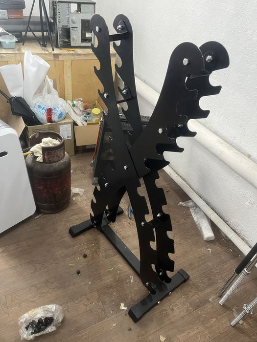 Стойка для гантелей )