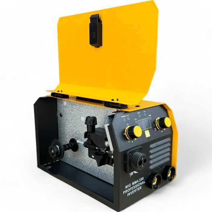 КОМЛЕКТ 250А Мини Електрожен с Телоподаващо Инверторно с евробукса