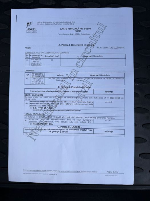 Vant atelier mecanic cu tot cu pod rulant