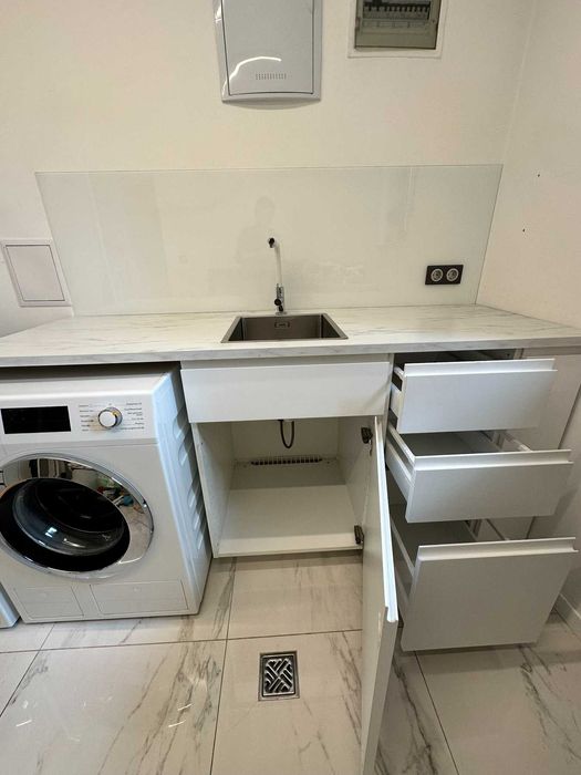 Кухненски модул IKEA Metod с мивка, смесител и плот