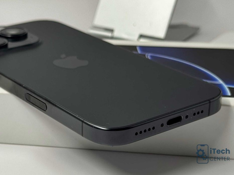 iPhone 16 Pro 256GB Black, 94% батерия, КАТО НОВ, 1г. ГАРАНЦИЯ!
