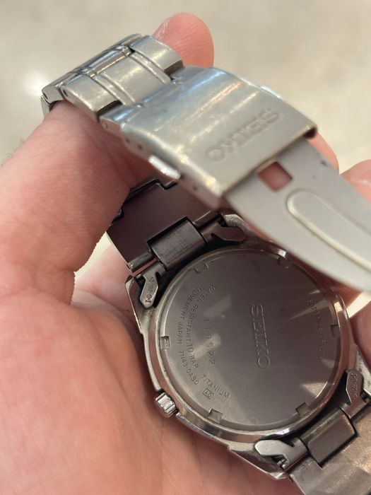 Seiko saphire titanium 100m