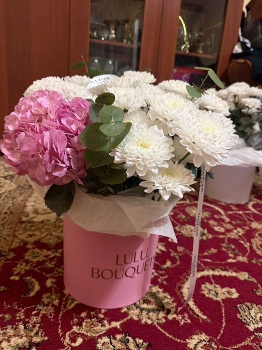 Корзина букет свежий