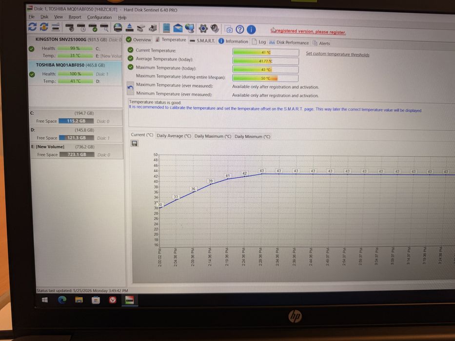 HDD Toshiba MQ01ABF050 laptop 500Gb fara bad stare perfecta