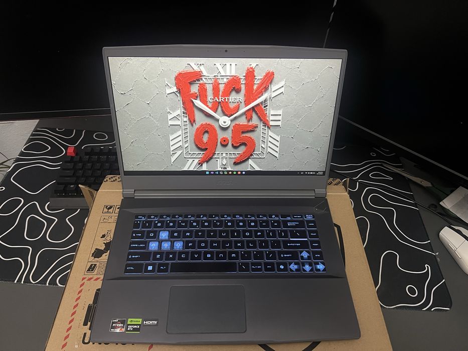 Геймърски лаптоп MSI Thin A15 | Ryzen 7 7735HS | RTX 4060 | 32GB RAM | 1TB SSD