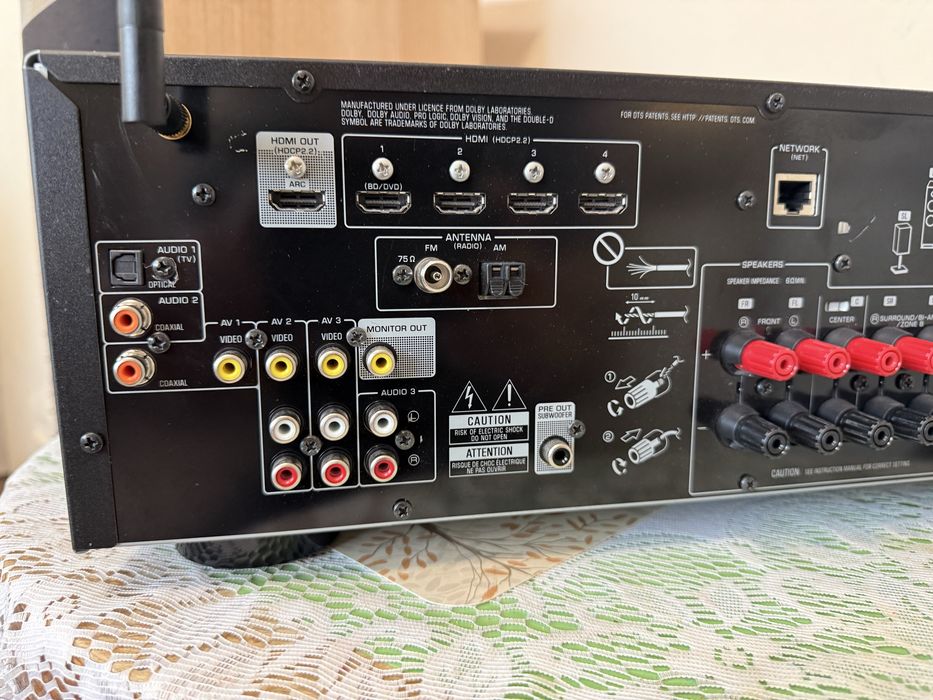 Yamaha RX-V485 Bluetooth Wi-Fi MusicCast