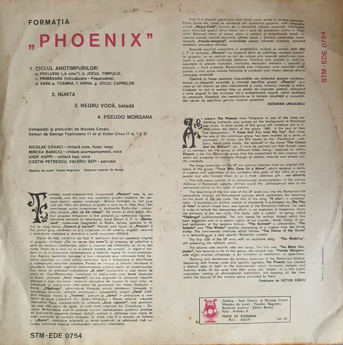 Phoenix - Cei ce ne-au dat nume -1973 (RAR)